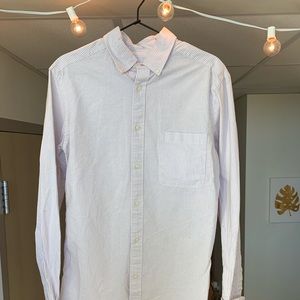Lavender and White Button Down
